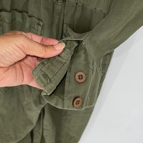Free People Olive Jumpsuit - Picture 8 of 16